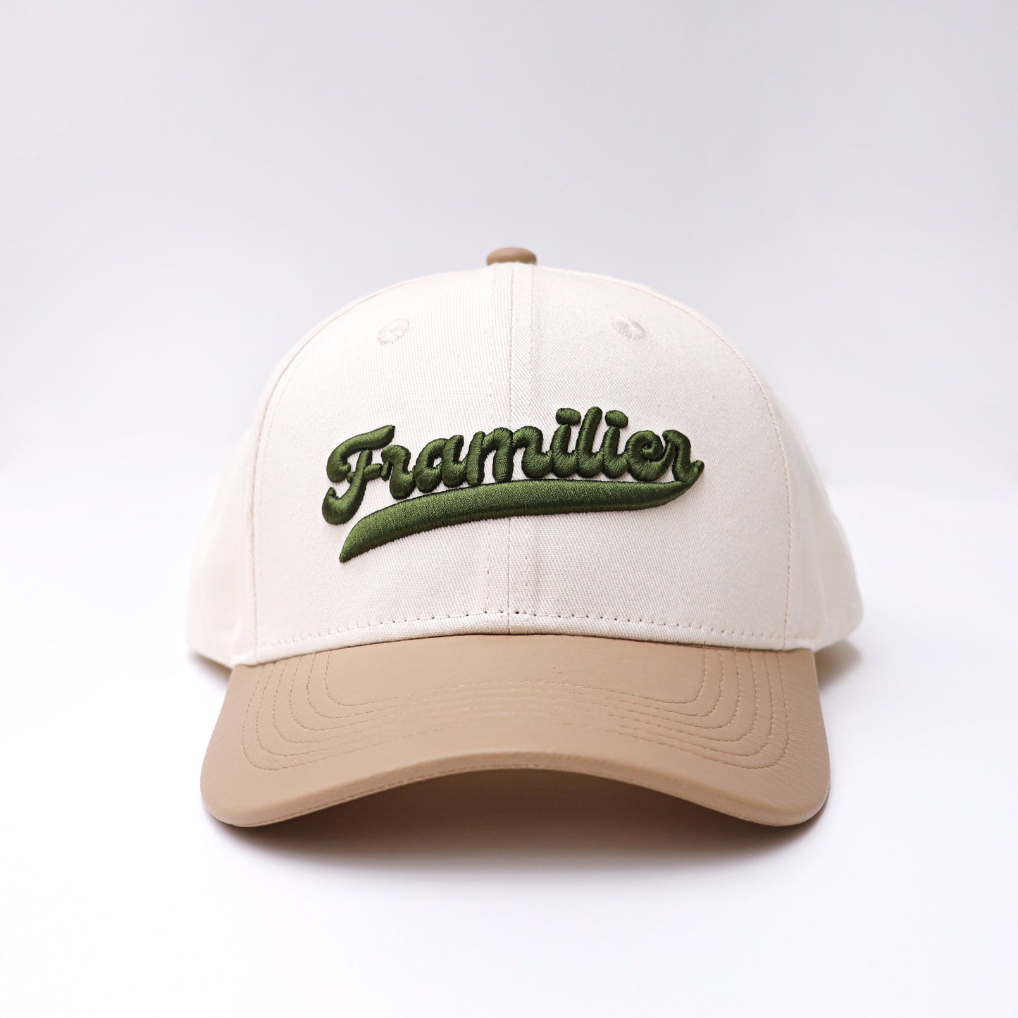 FRAMILIER BEIGE VARSITY BASEBALL CAP