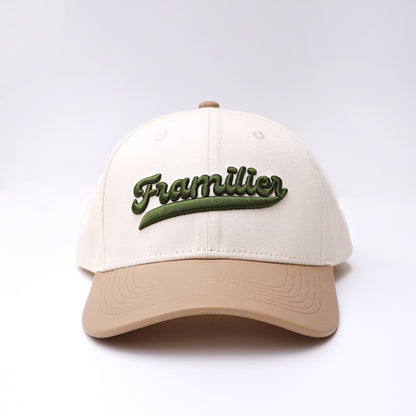 FRAMILIER BEIGE VARSITY BASEBALL CAP