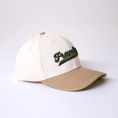 FRAMILIER BEIGE VARSITY BASEBALL CAP