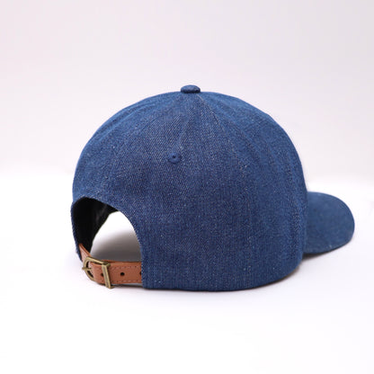 FRAMILIER DENIM VARSITY BASEBALL CAP